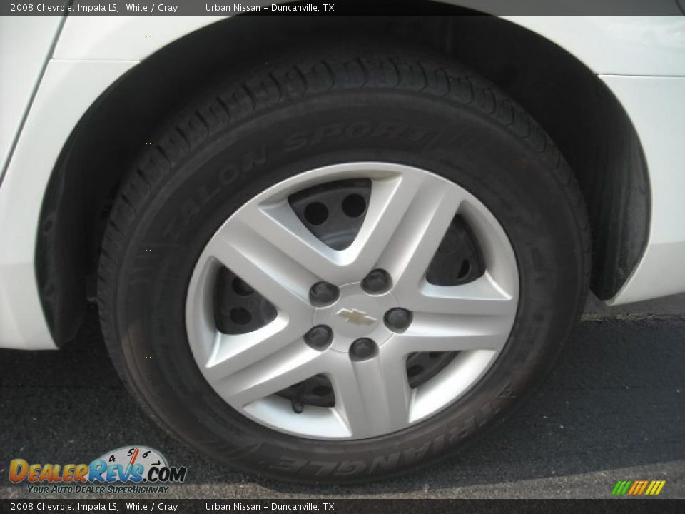 2008 Chevrolet Impala LS White / Gray Photo #7