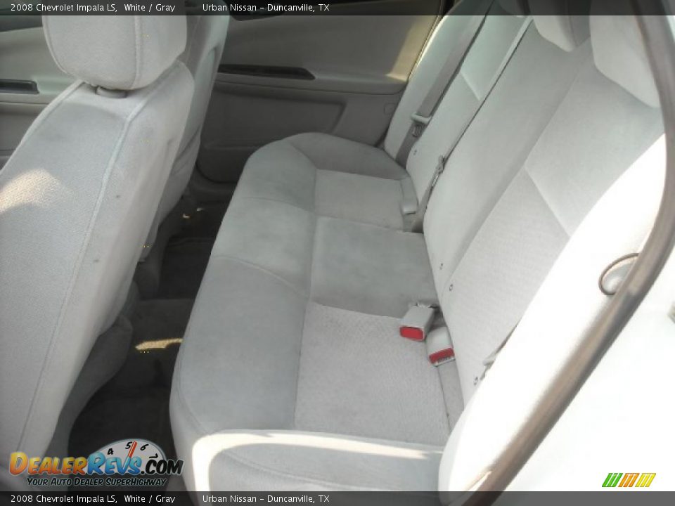 2008 Chevrolet Impala LS White / Gray Photo #8