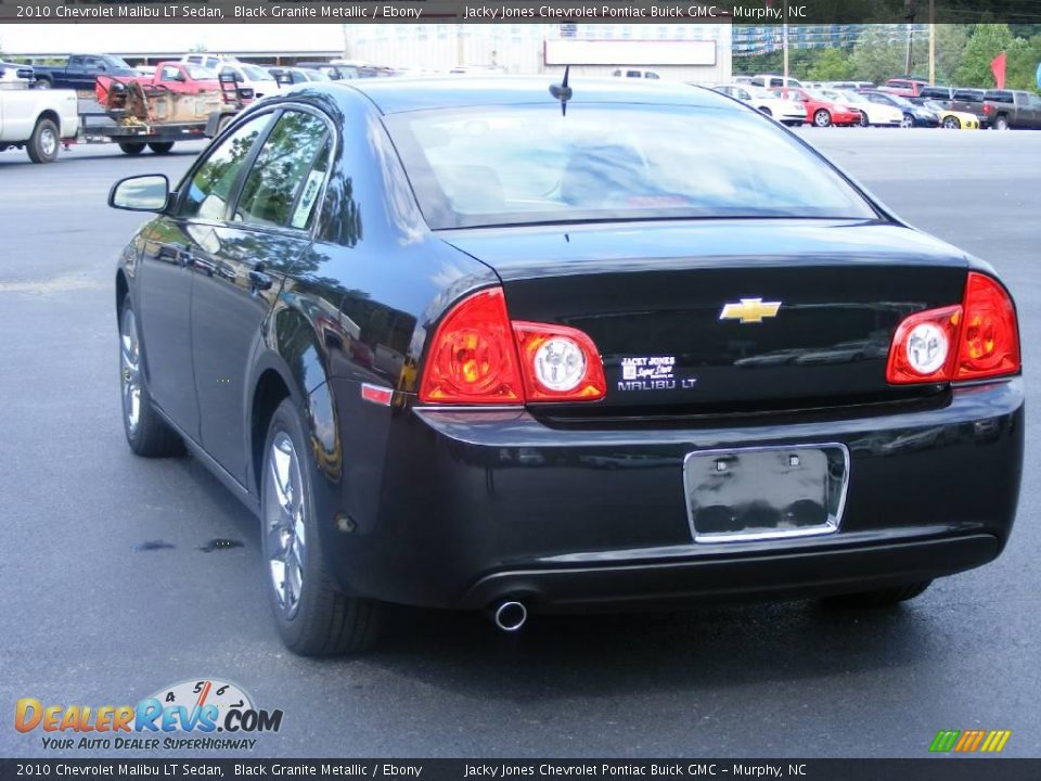 2010 Chevrolet Malibu LT Sedan Black Granite Metallic / Ebony Photo #6