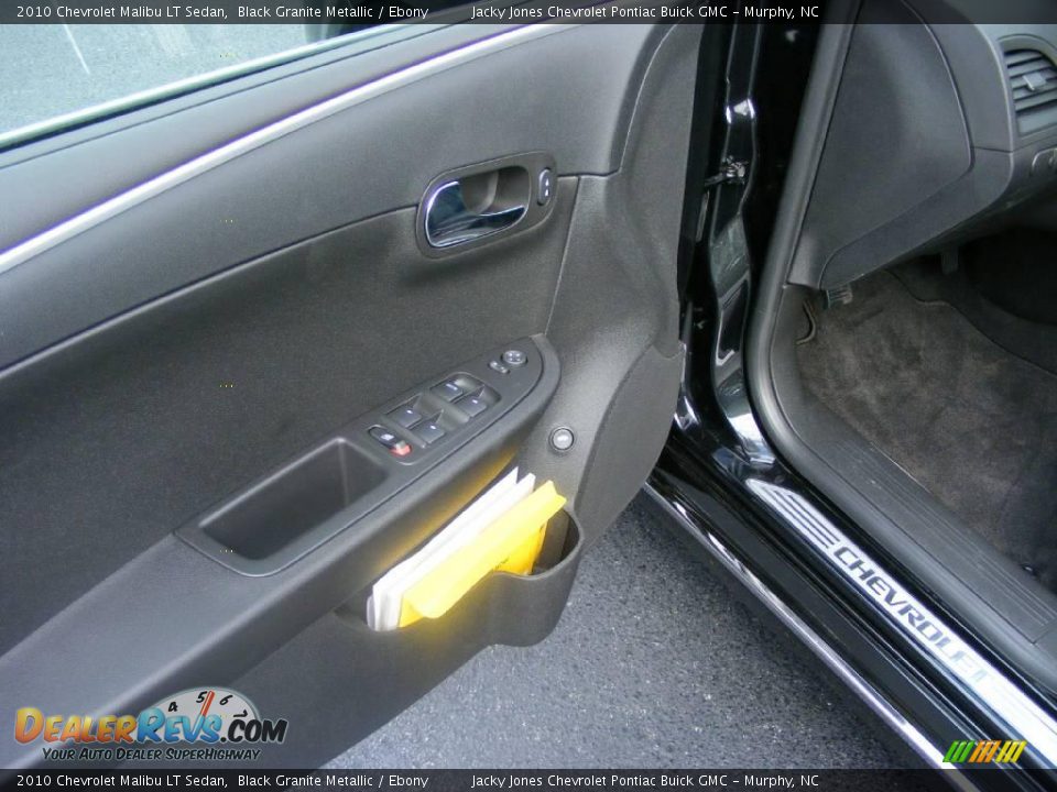 2010 Chevrolet Malibu LT Sedan Black Granite Metallic / Ebony Photo #10