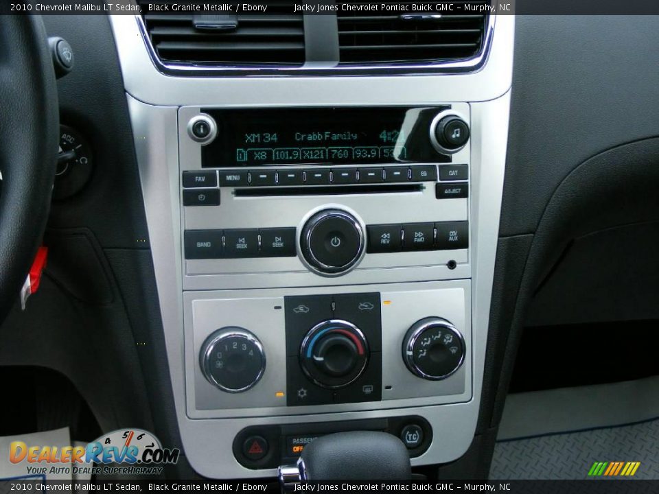 2010 Chevrolet Malibu LT Sedan Black Granite Metallic / Ebony Photo #16