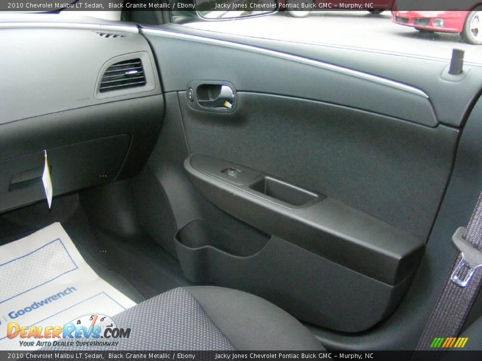 2010 Chevrolet Malibu LT Sedan Black Granite Metallic / Ebony Photo #19