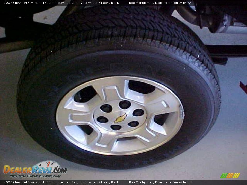 2007 Chevrolet Silverado 1500 LT Extended Cab Victory Red / Ebony Black Photo #12