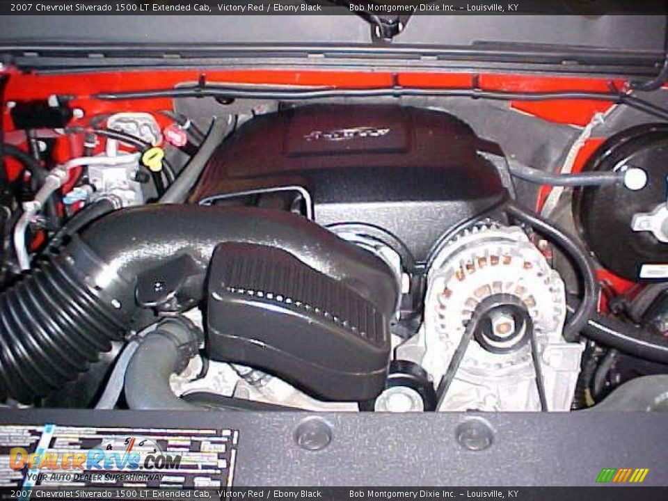 2007 Chevrolet Silverado 1500 LT Extended Cab Victory Red / Ebony Black Photo #13