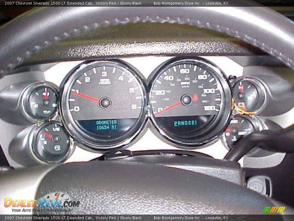 2007 Chevrolet Silverado 1500 LT Extended Cab Victory Red / Ebony Black Photo #21