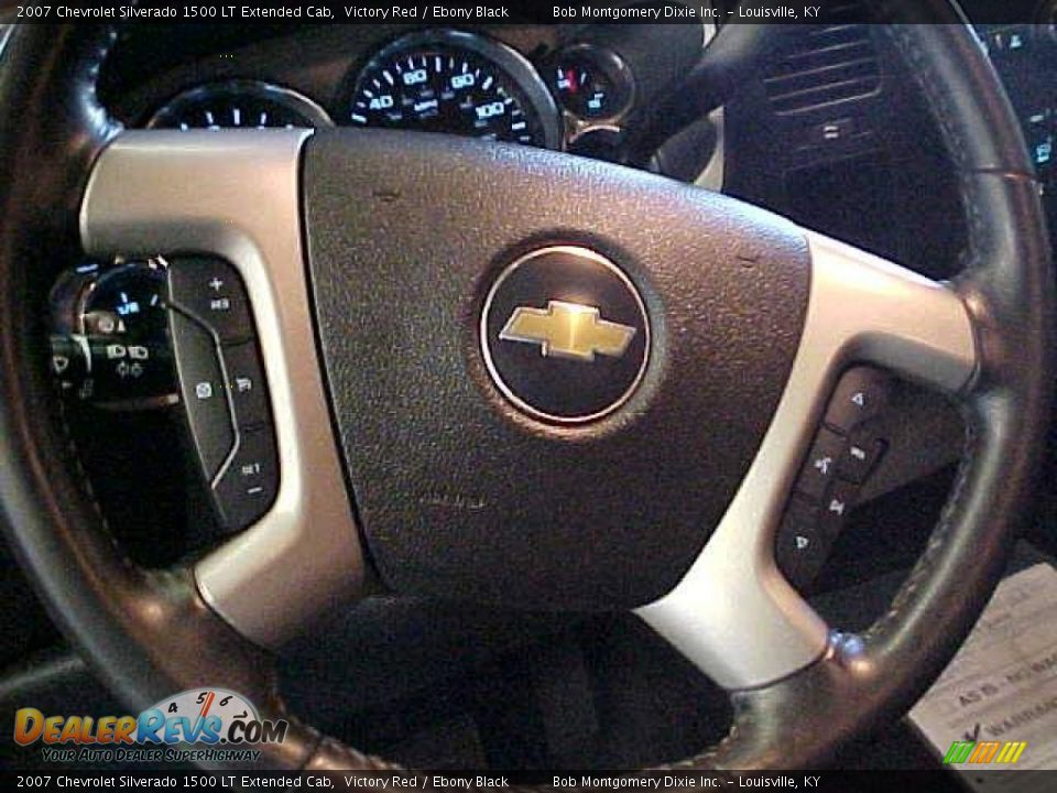 2007 Chevrolet Silverado 1500 LT Extended Cab Victory Red / Ebony Black Photo #24