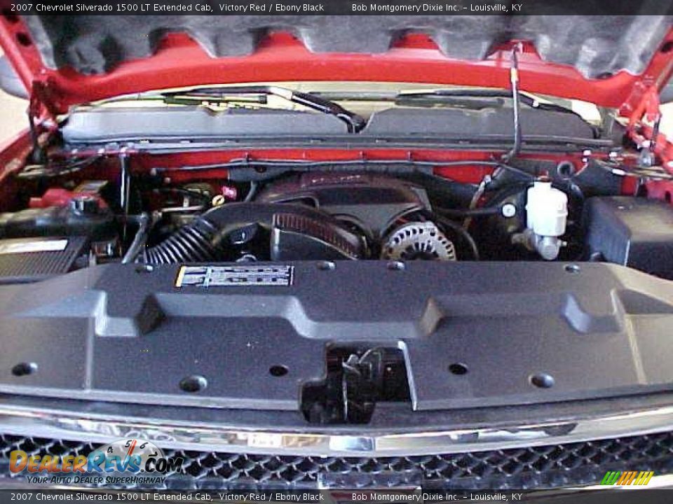 2007 Chevrolet Silverado 1500 LT Extended Cab Victory Red / Ebony Black Photo #27
