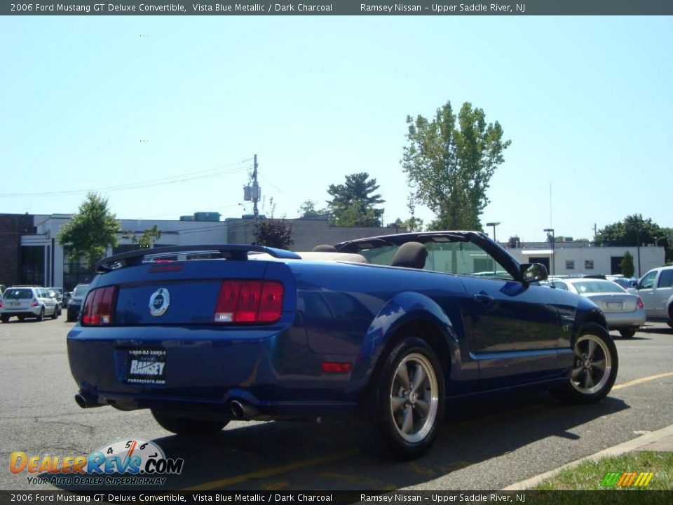 2006 Ford Mustang GT Deluxe Convertible Vista Blue Metallic / Dark Charcoal Photo #13