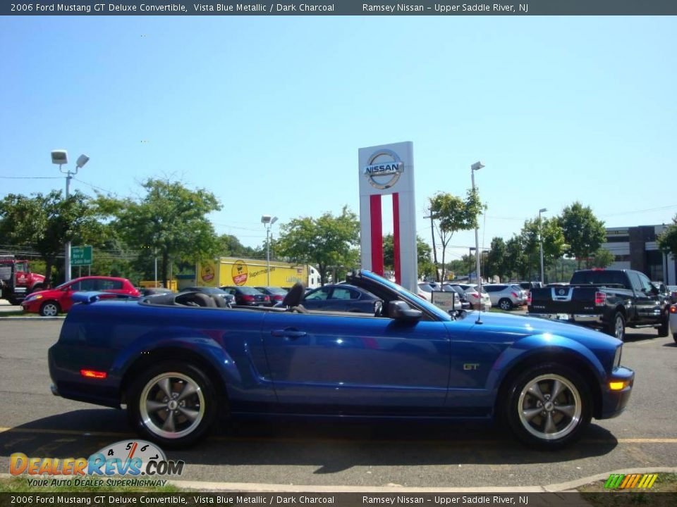 2006 Ford Mustang GT Deluxe Convertible Vista Blue Metallic / Dark Charcoal Photo #14