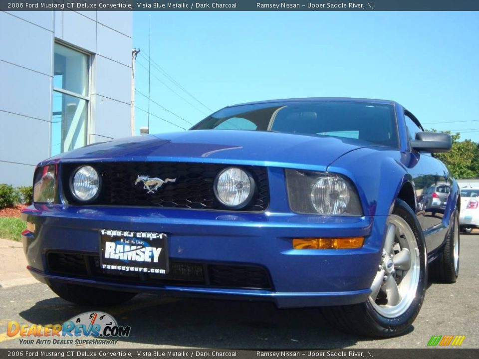 2006 Ford Mustang GT Deluxe Convertible Vista Blue Metallic / Dark Charcoal Photo #19