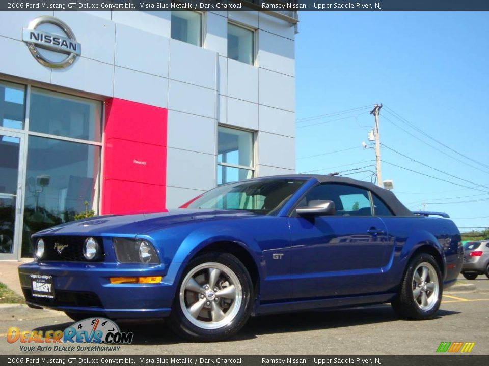 2006 Ford Mustang GT Deluxe Convertible Vista Blue Metallic / Dark Charcoal Photo #22