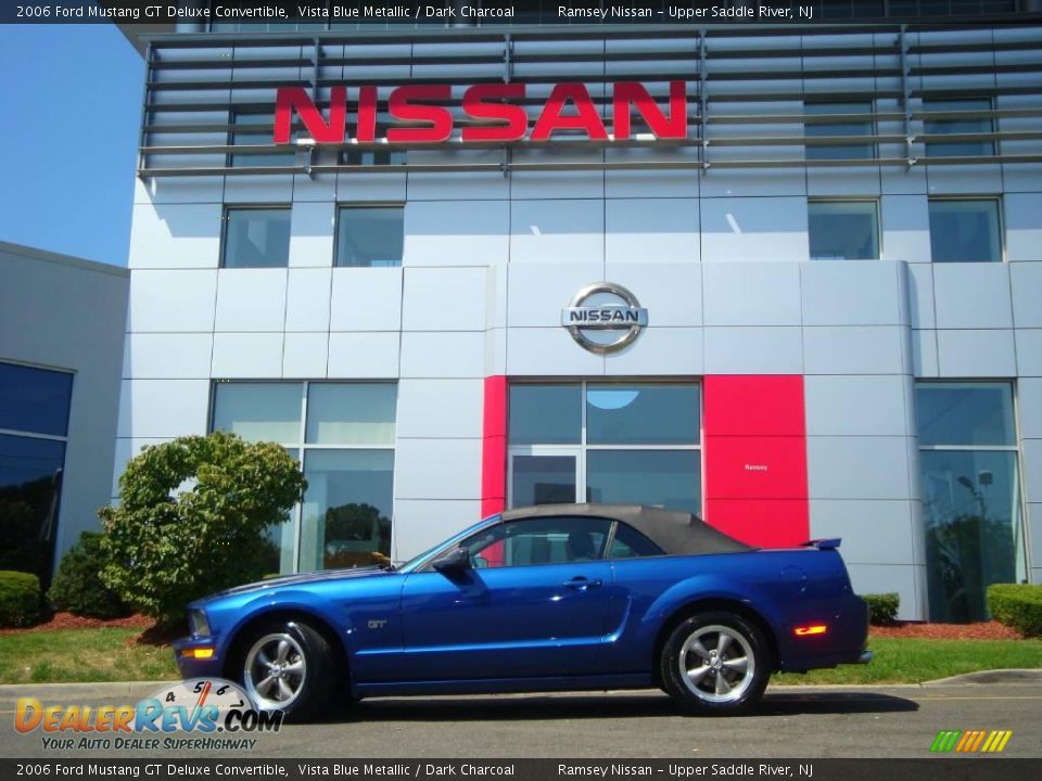 2006 Ford Mustang GT Deluxe Convertible Vista Blue Metallic / Dark Charcoal Photo #23