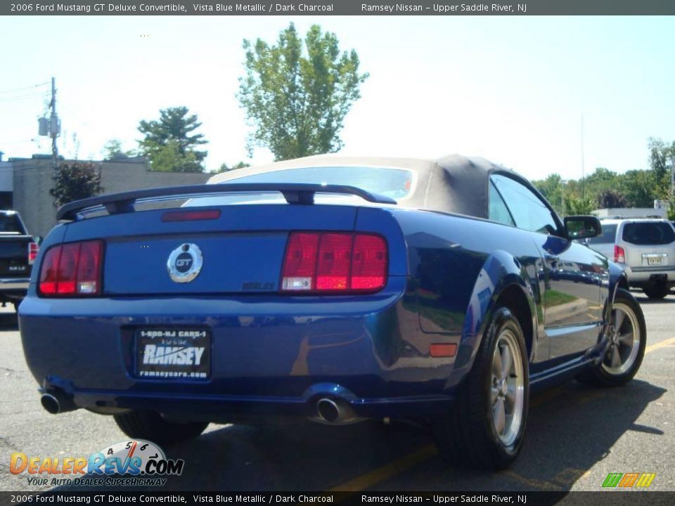 2006 Ford Mustang GT Deluxe Convertible Vista Blue Metallic / Dark Charcoal Photo #27