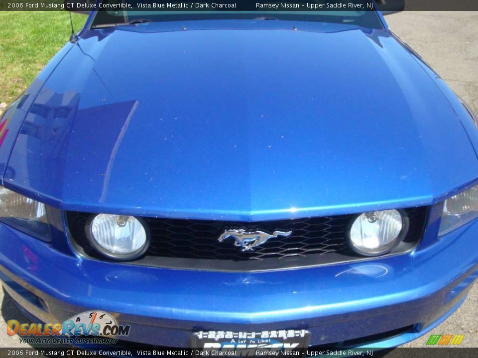 2006 Ford Mustang GT Deluxe Convertible Vista Blue Metallic / Dark Charcoal Photo #34