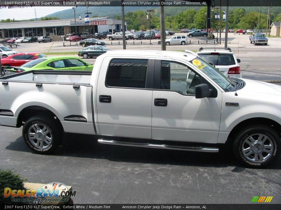 2007 Ford F150 XLT SuperCrew Oxford White / Medium Flint Photo #4
