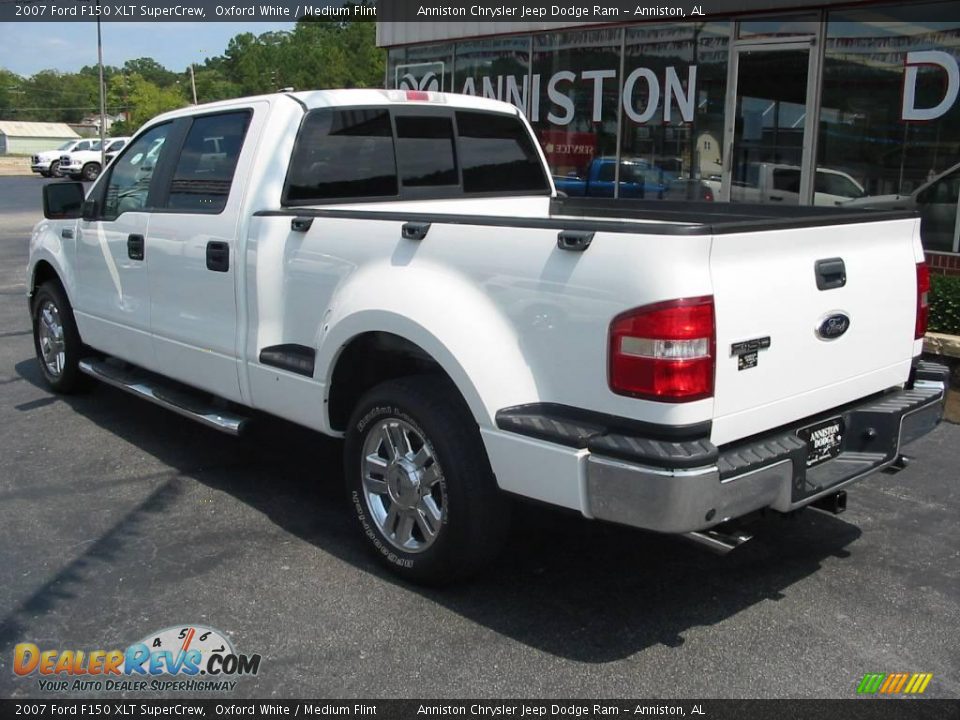 2007 Ford F150 XLT SuperCrew Oxford White / Medium Flint Photo #6