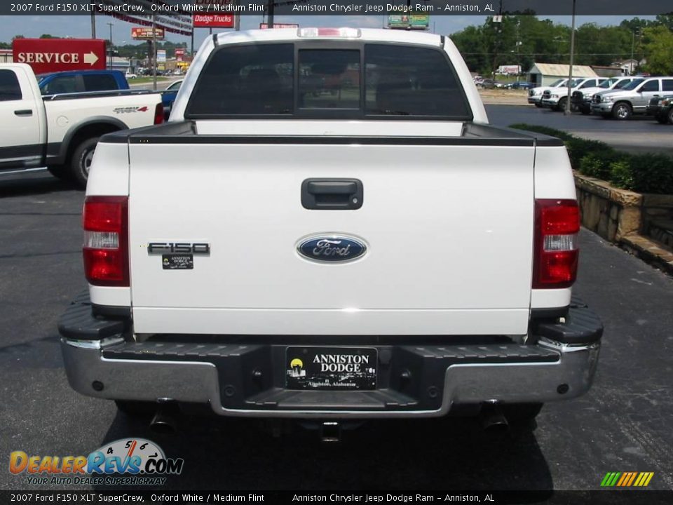 2007 Ford F150 XLT SuperCrew Oxford White / Medium Flint Photo #7