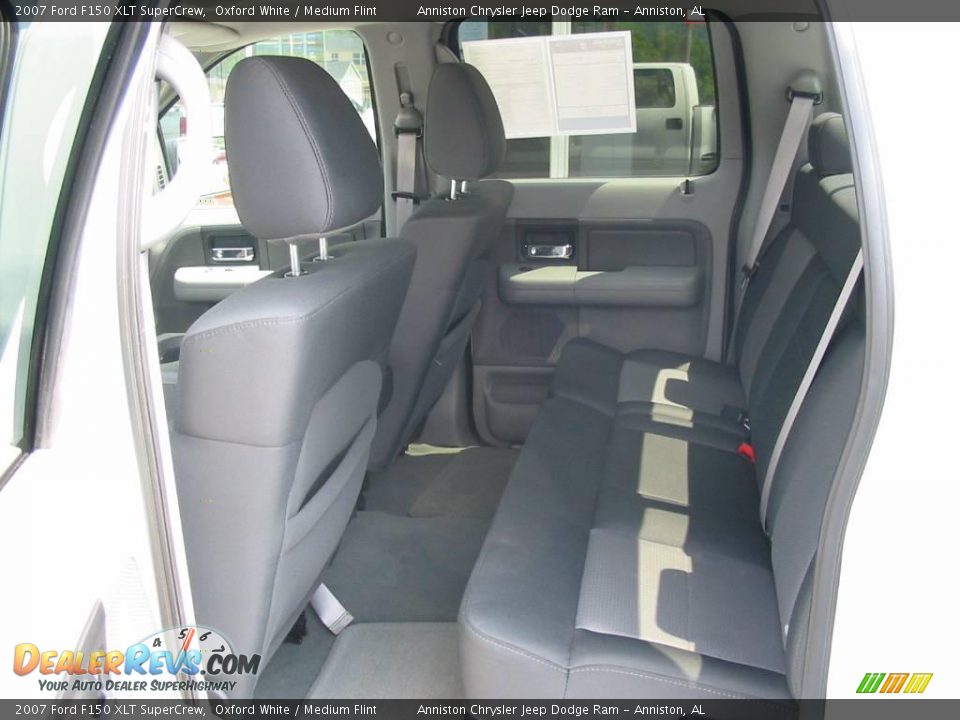 2007 Ford F150 XLT SuperCrew Oxford White / Medium Flint Photo #9