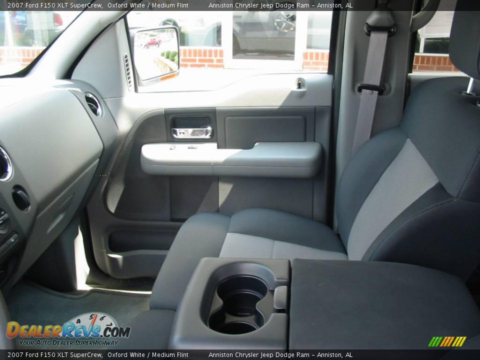 2007 Ford F150 XLT SuperCrew Oxford White / Medium Flint Photo #11