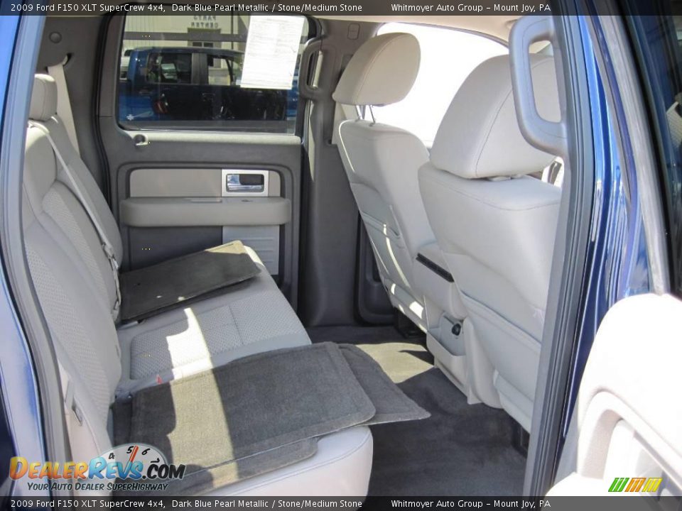 2009 Ford F150 XLT SuperCrew 4x4 Dark Blue Pearl Metallic / Stone/Medium Stone Photo #7