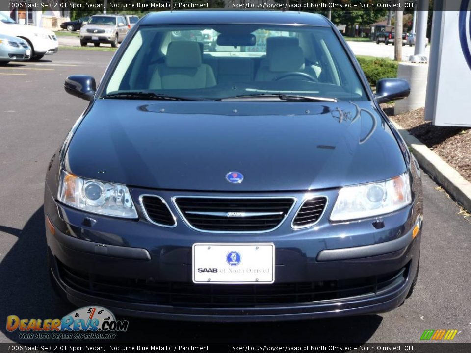 2006 Saab 9-3 2.0T Sport Sedan Nocturne Blue Metallic / Parchment Photo #3