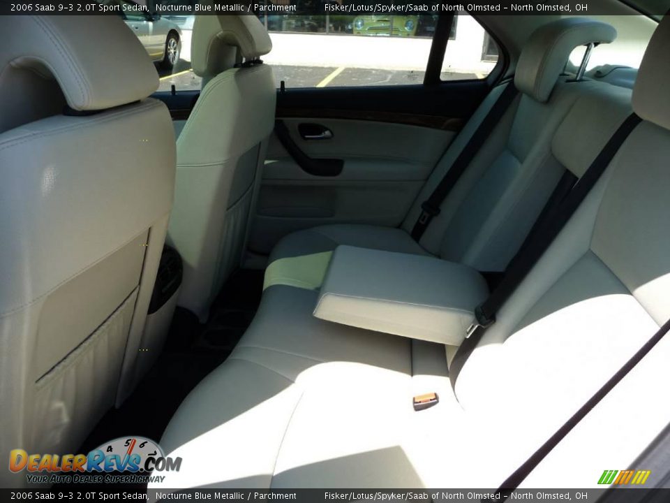 2006 Saab 9-3 2.0T Sport Sedan Nocturne Blue Metallic / Parchment Photo #22