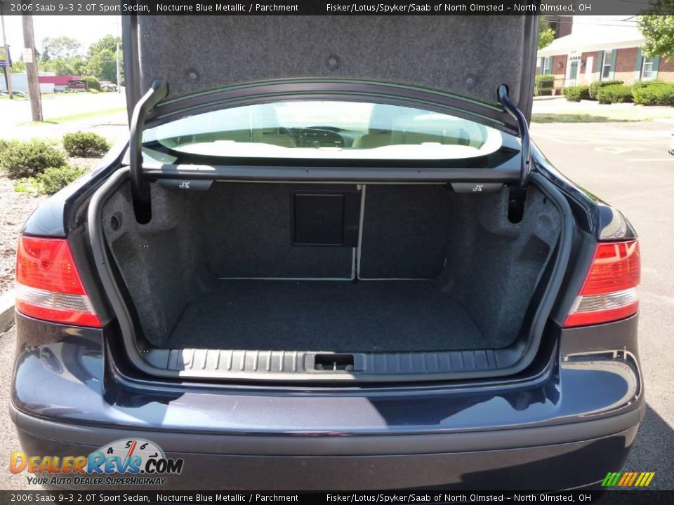 2006 Saab 9-3 2.0T Sport Sedan Nocturne Blue Metallic / Parchment Photo #24