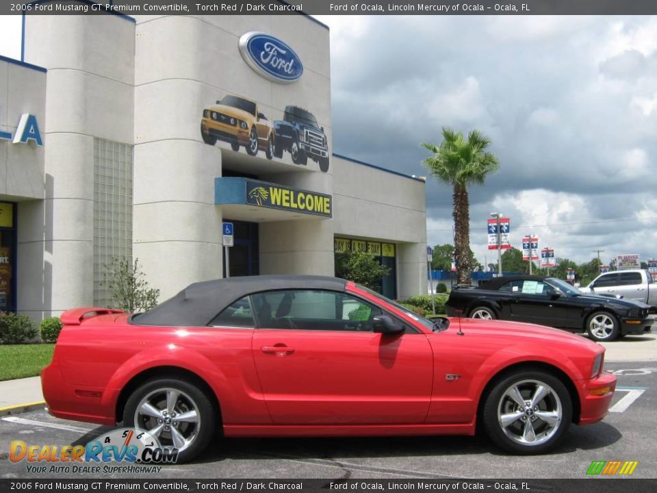 2006 Ford Mustang GT Premium Convertible Torch Red / Dark Charcoal Photo #2