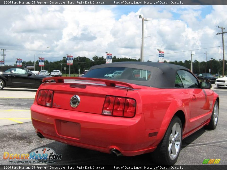 2006 Ford Mustang GT Premium Convertible Torch Red / Dark Charcoal Photo #3