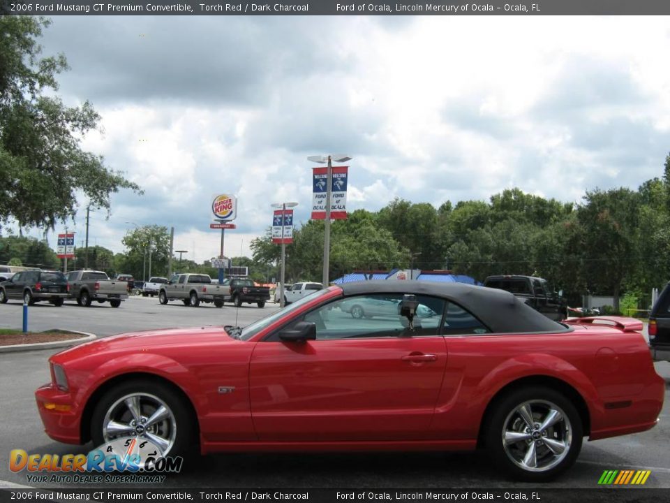 2006 Ford Mustang GT Premium Convertible Torch Red / Dark Charcoal Photo #6