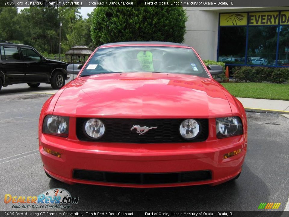 2006 Ford Mustang GT Premium Convertible Torch Red / Dark Charcoal Photo #8