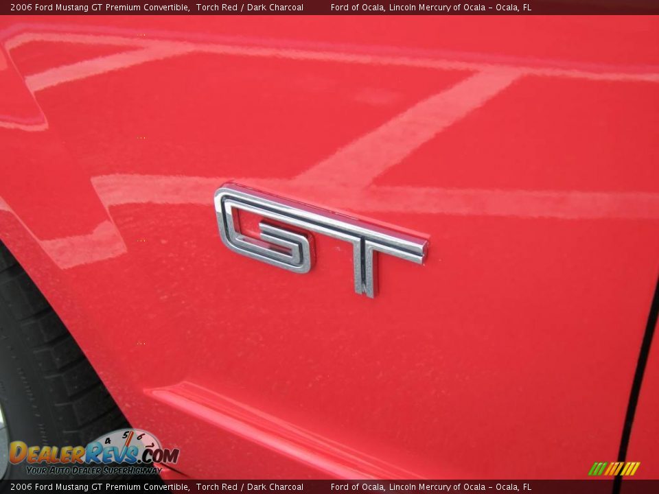 2006 Ford Mustang GT Premium Convertible Torch Red / Dark Charcoal Photo #12