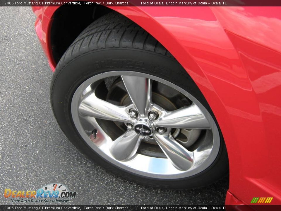 2006 Ford Mustang GT Premium Convertible Torch Red / Dark Charcoal Photo #16