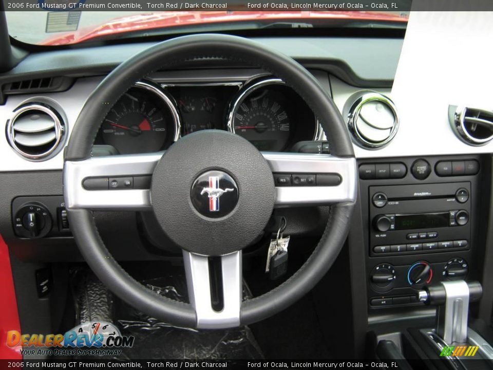 2006 Ford Mustang GT Premium Convertible Torch Red / Dark Charcoal Photo #24