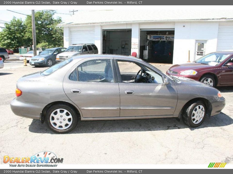 2000 Hyundai Elantra GLS Sedan Slate Gray / Gray Photo #4