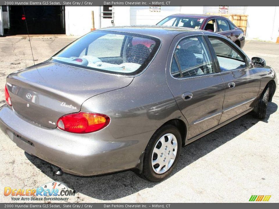 2000 Hyundai Elantra GLS Sedan Slate Gray / Gray Photo #5