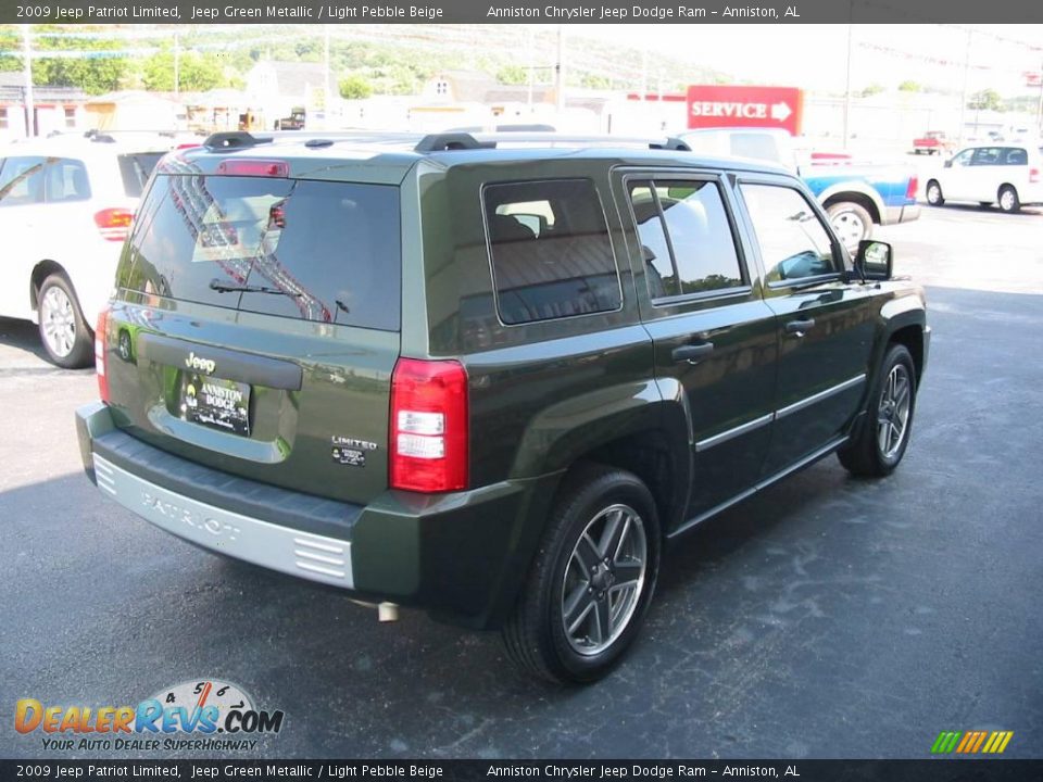 2009 Jeep Patriot Limited Jeep Green Metallic / Light Pebble Beige Photo #6