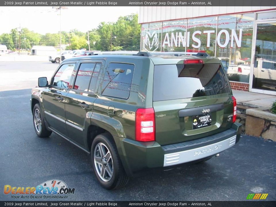 2009 Jeep Patriot Limited Jeep Green Metallic / Light Pebble Beige Photo #7