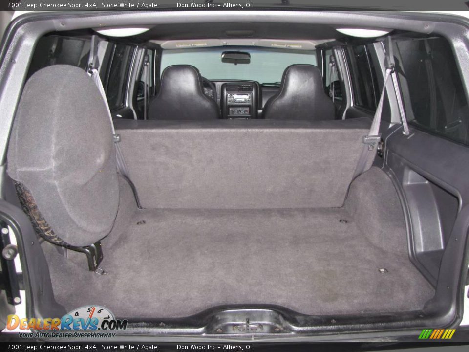 2001 Jeep Cherokee Sport 4x4 Stone White / Agate Photo #15