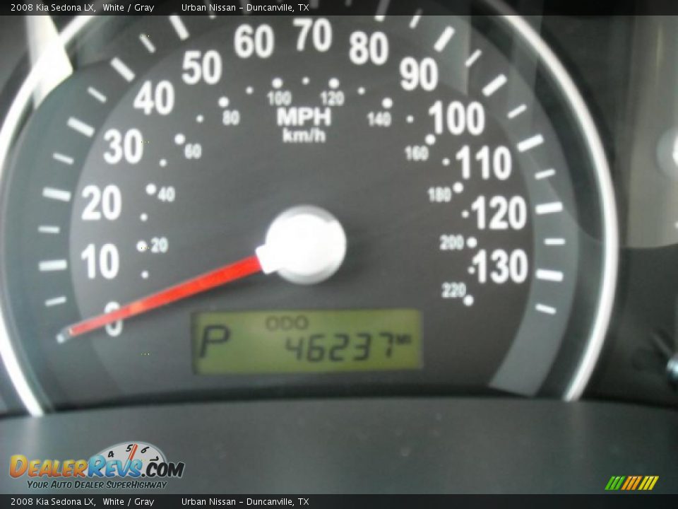 2008 Kia Sedona LX White / Gray Photo #12