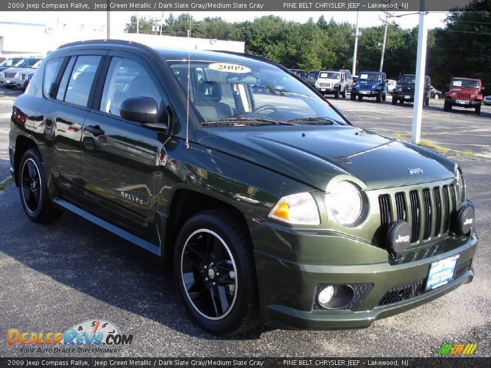 2009 Jeep Compass Rallye Jeep Green Metallic / Dark Slate Gray/Medium Slate Gray Photo #3