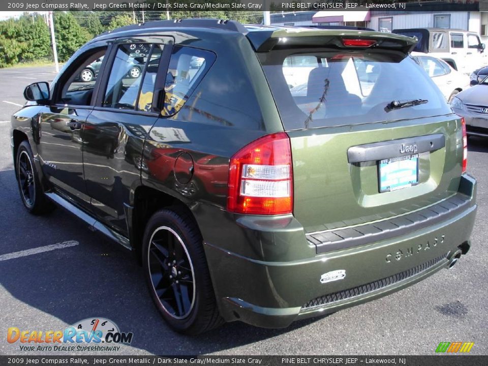 2009 Jeep Compass Rallye Jeep Green Metallic / Dark Slate Gray/Medium Slate Gray Photo #4