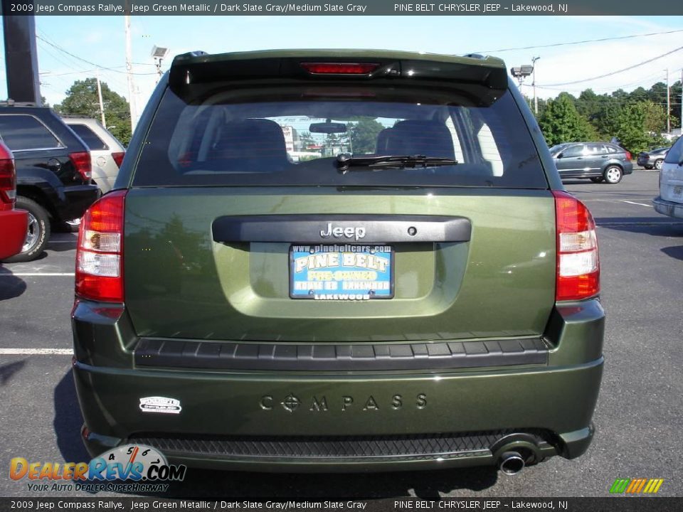 2009 Jeep Compass Rallye Jeep Green Metallic / Dark Slate Gray/Medium Slate Gray Photo #5