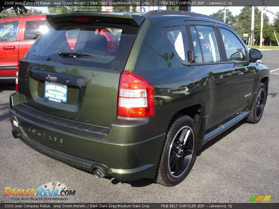 2009 Jeep Compass Rallye Jeep Green Metallic / Dark Slate Gray/Medium Slate Gray Photo #6