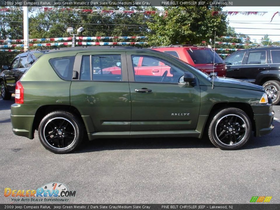 2009 Jeep Compass Rallye Jeep Green Metallic / Dark Slate Gray/Medium Slate Gray Photo #8