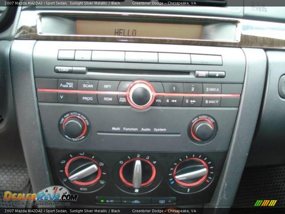 2007 Mazda MAZDA3 i Sport Sedan Sunlight Silver Metallic / Black Photo #11