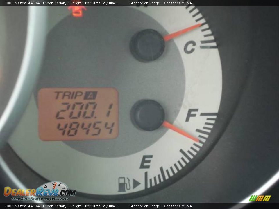 2007 Mazda MAZDA3 i Sport Sedan Sunlight Silver Metallic / Black Photo #13