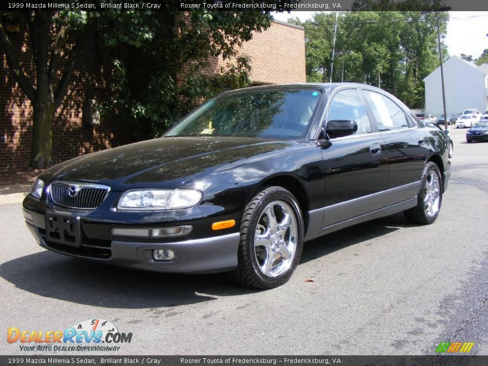 1999 Mazda Millenia S Sedan Brilliant Black / Gray Photo #1