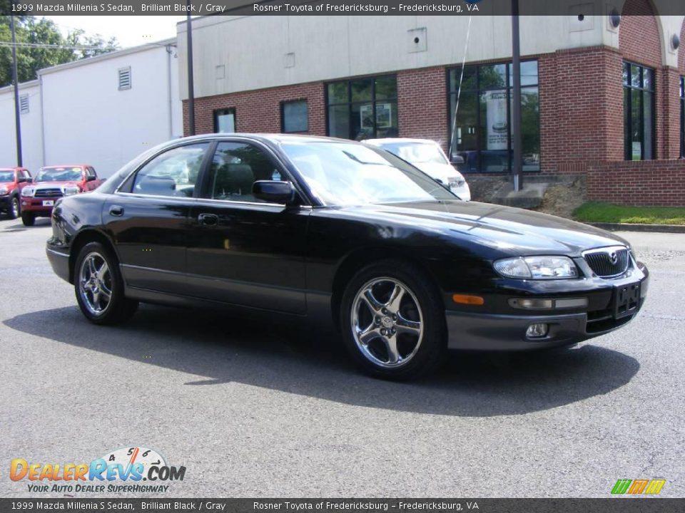 1999 Mazda Millenia S Sedan Brilliant Black / Gray Photo #2