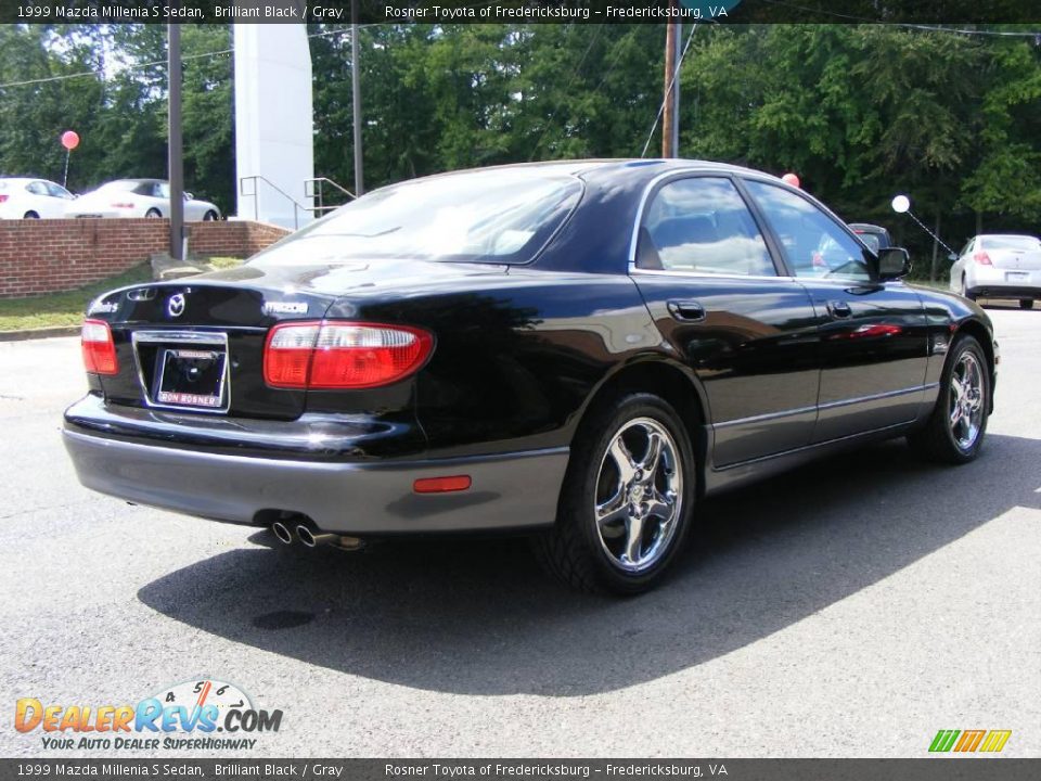 1999 Mazda Millenia S Sedan Brilliant Black / Gray Photo #3